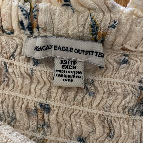 Strapless floral top, only worn once! - Picture 2 of 2